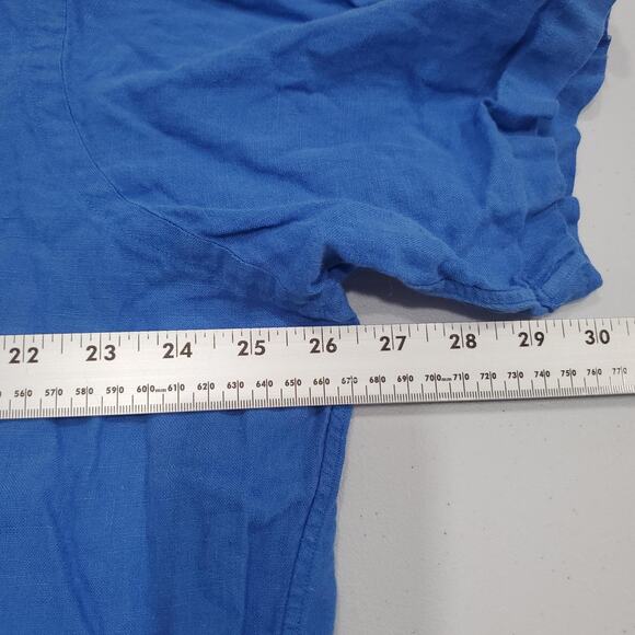 Ralph Lauren Shirt Mens 2XL Blue Classic Fit Short Sleeve Button Down Pony Logo - Picture 5 of 7